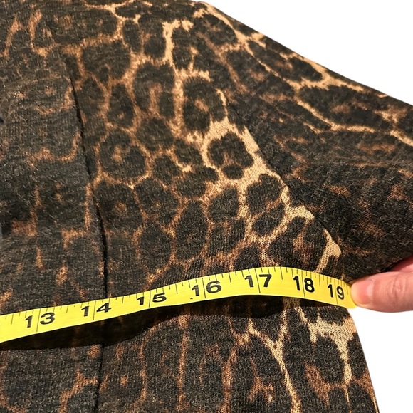 Alberto Makali Animal Print Knit Tuxedo Jacket, size S - Picture 3 of 8